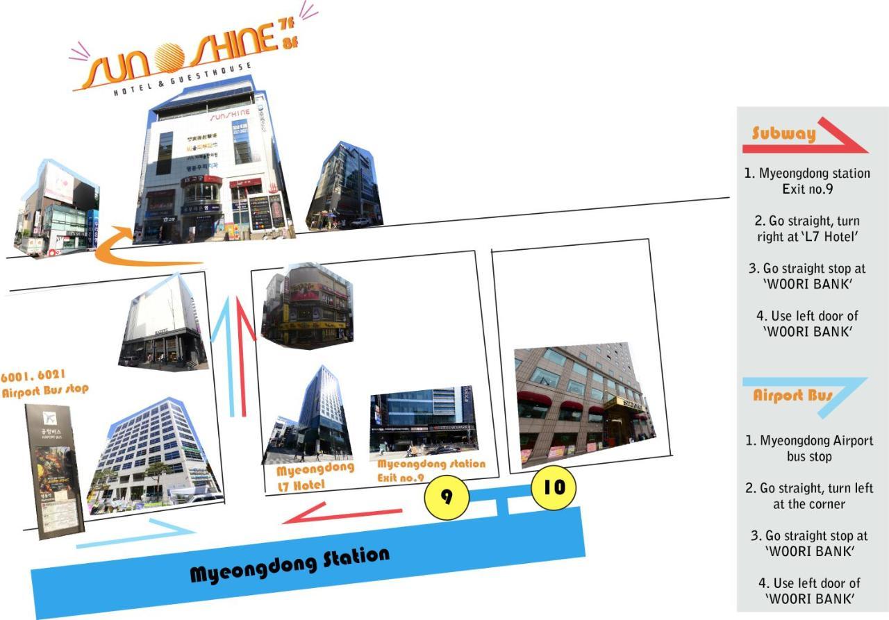 Myeongdong Sunshine Guesthouse Seoul Luaran gambar